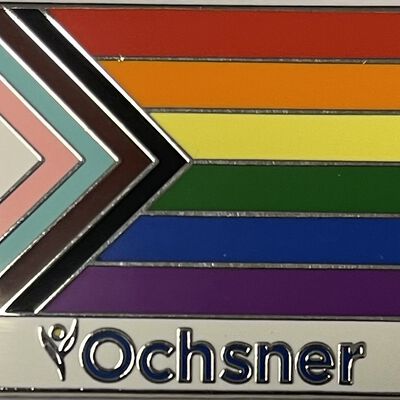 Ochsner Pride Flag Pin